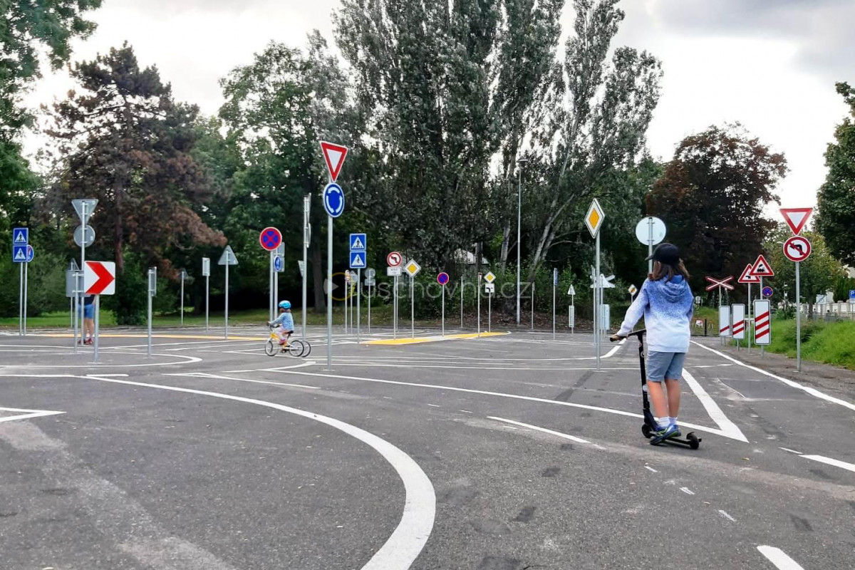 Na Špejcharu vzniká nové dopravní hřiště Na Špejcharu vzniká nové dopravní hřiště