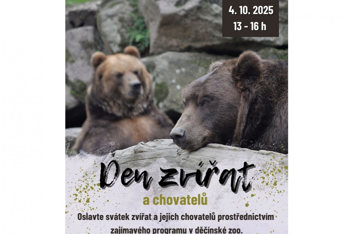 Zoo Děčín oslaví mezinárodní den zvířat a ošetřovatelů