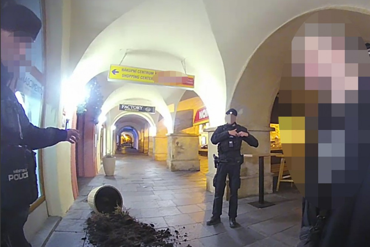 Č eské Budějovice: Mladému muži vandalský kousek neprošel