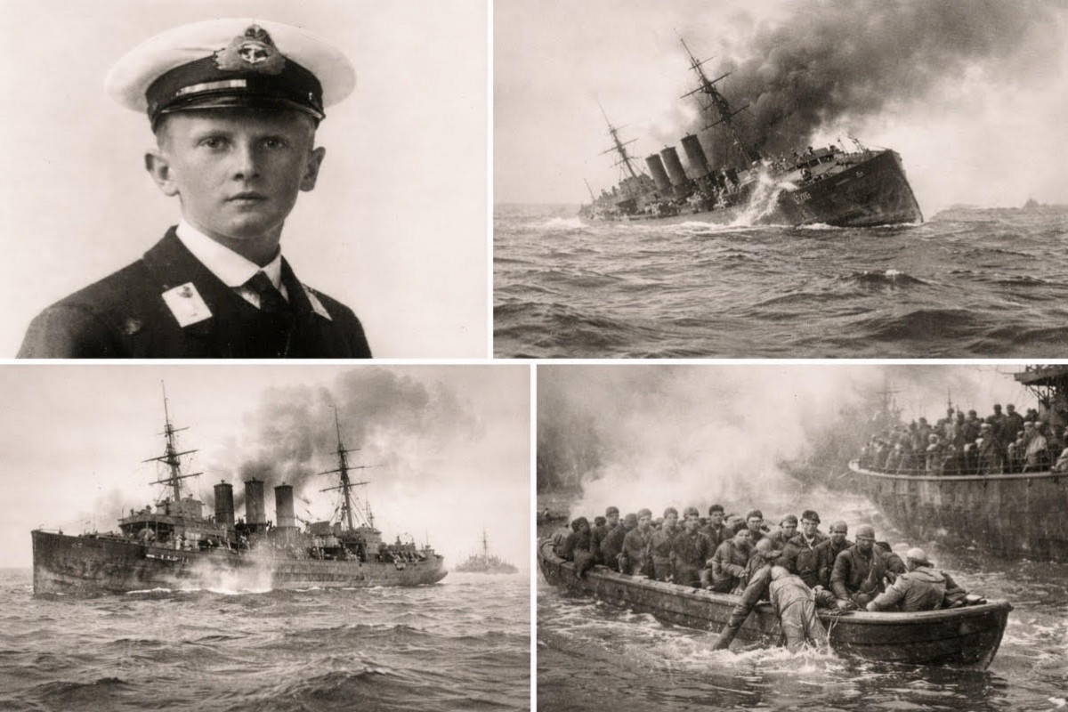 Třikrát během dne unikl smrti. Neuvěřitelný příběh námořníka Třikrát během dne unikl smrti. Neuvěřitelný příběh námořníka