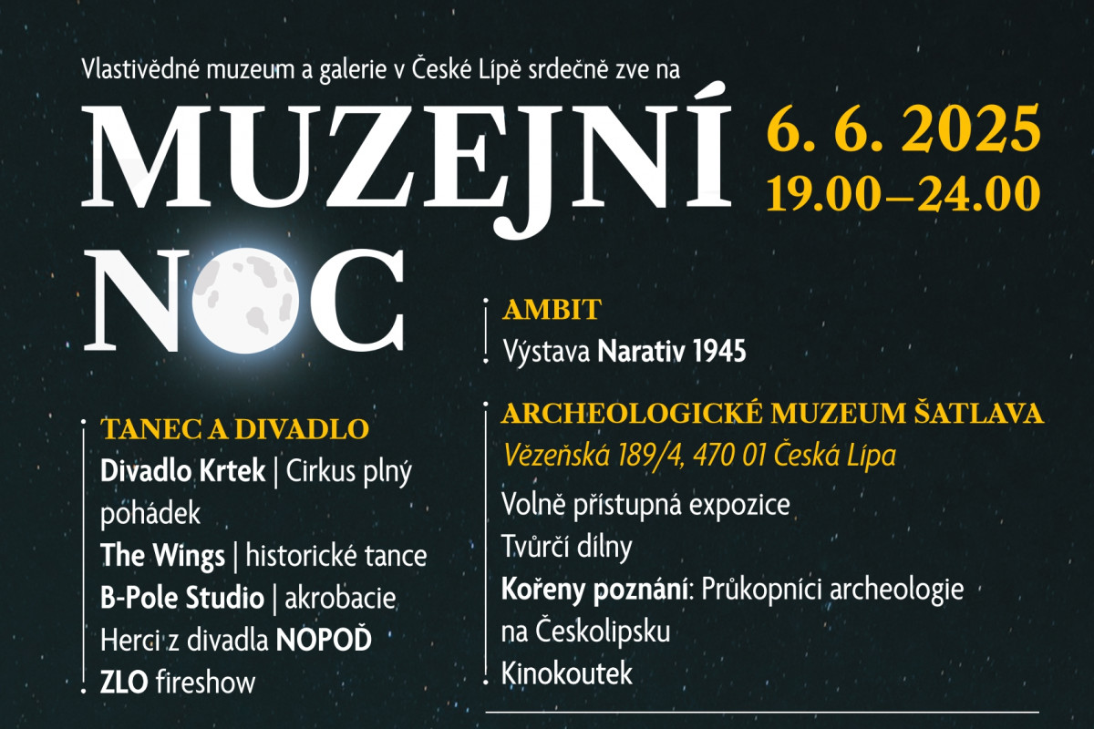 Vlastivědné muzeum a galerie v České Lípě pořádá Muzejní noc