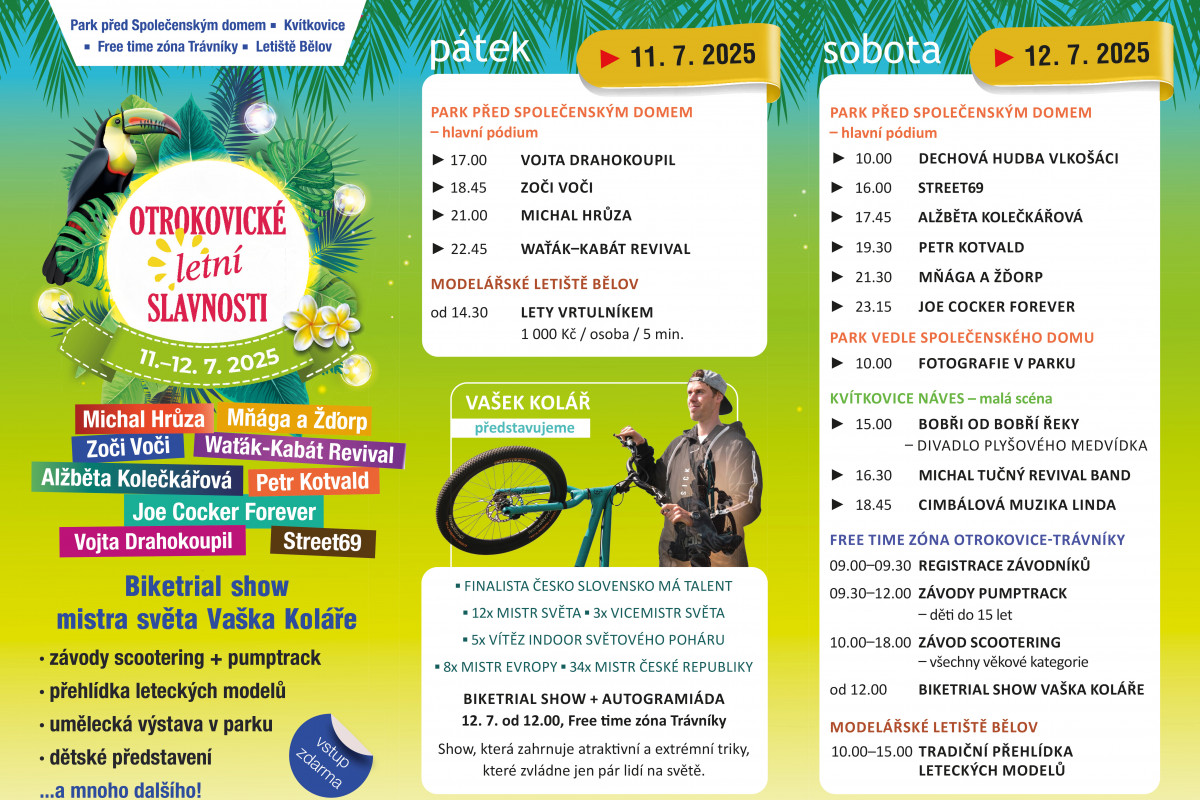 Otrokovické letní slavnosti 2025: Hudba, zážitky ... Otrokovické letní slavnosti 2025: Hudba, zážitky ...