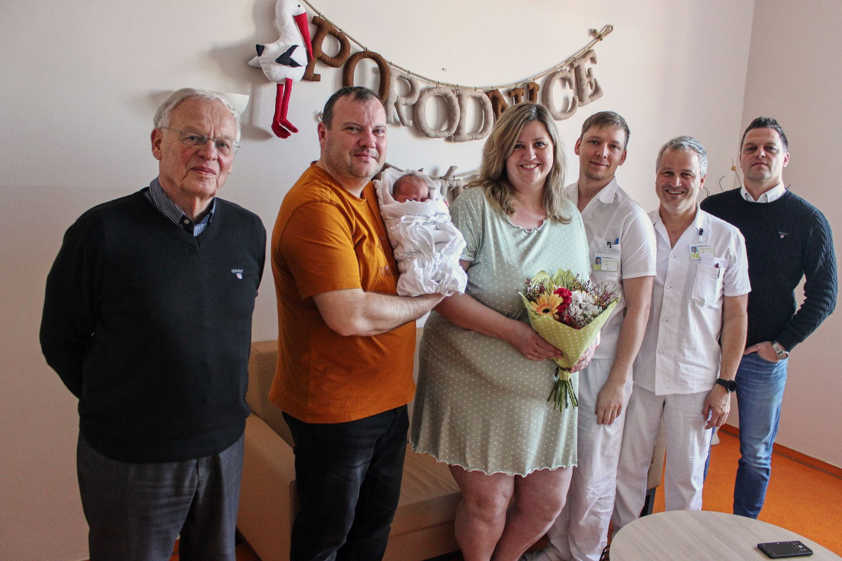 Prvním jičínským občánkem roku 2026 je Tomáš Dvořák