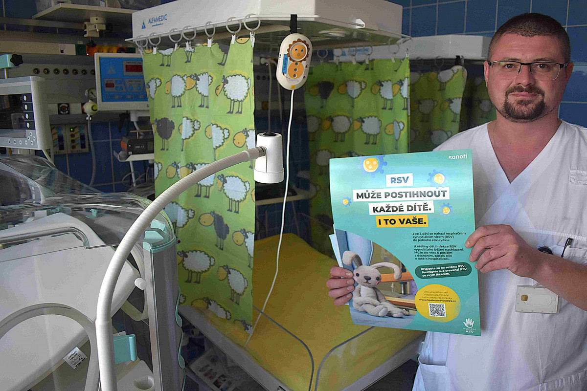 Novinka v krnovské nemocnici: Před RS viry ochrání děti imunizace