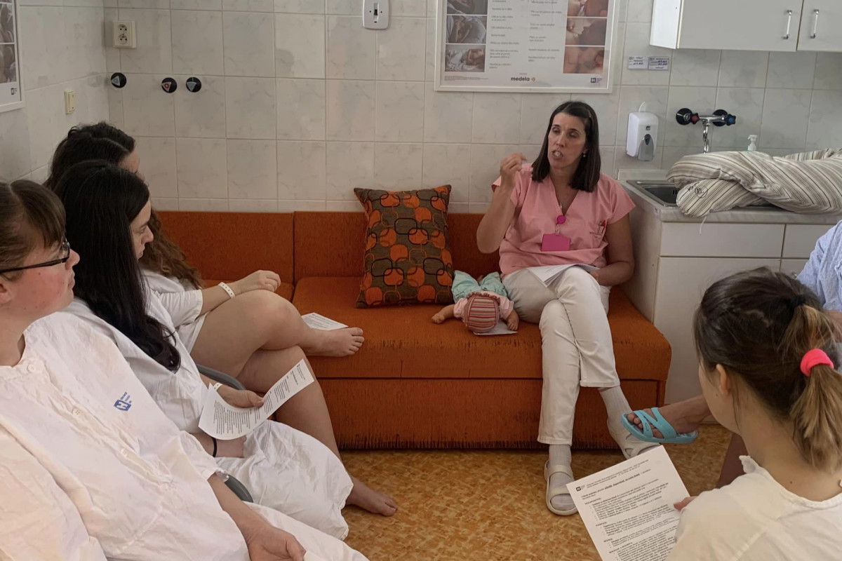 Laktační poradkyně se školí v  Nemocnici v Havlíčkově Brodě