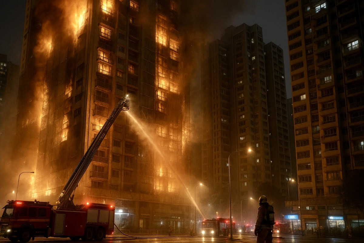 Smrtící požár v Hongkongu: nejhorší tragédie za desítky let Smrtící požár v Hongkongu: nejhorší tragédie za desítky let