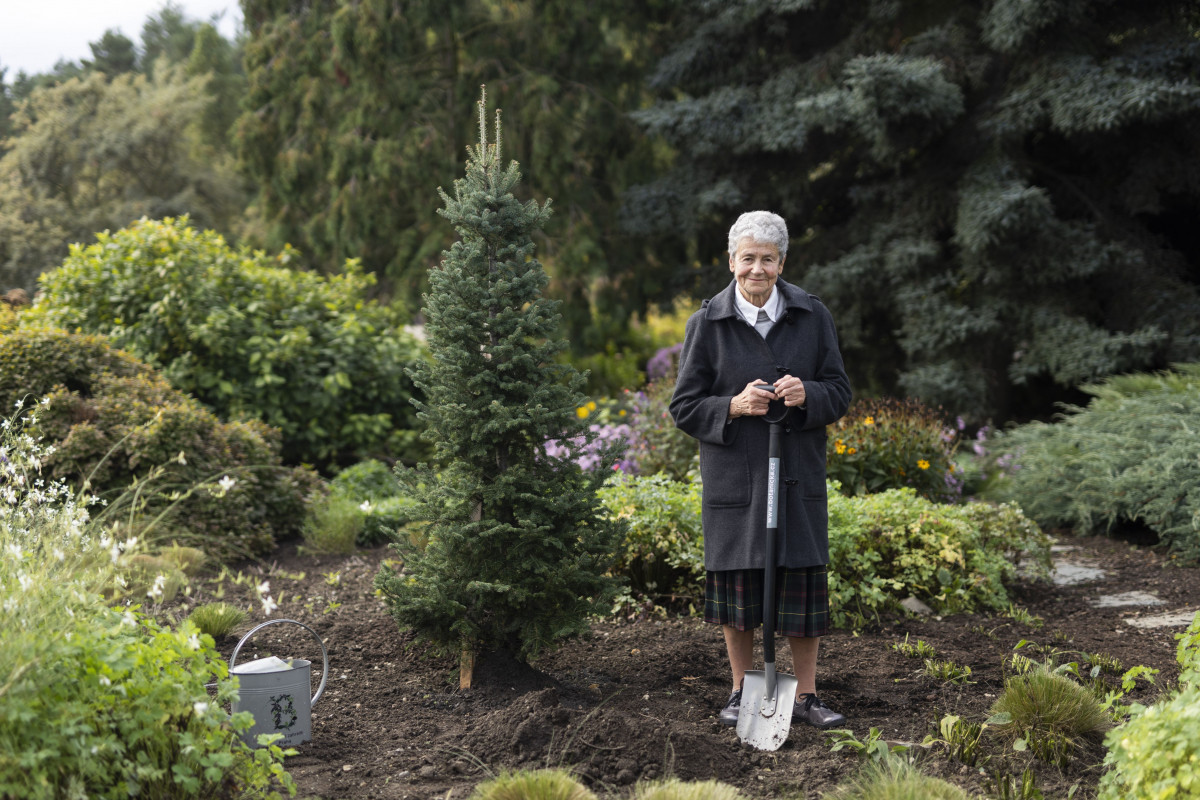 Strom v botanické zahradě vysadila uznávaná vědkyně