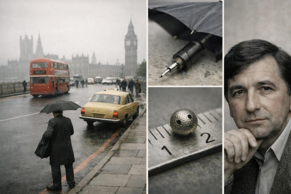 Deštníkový atentát. Ricinová vražda v Londýně 1978