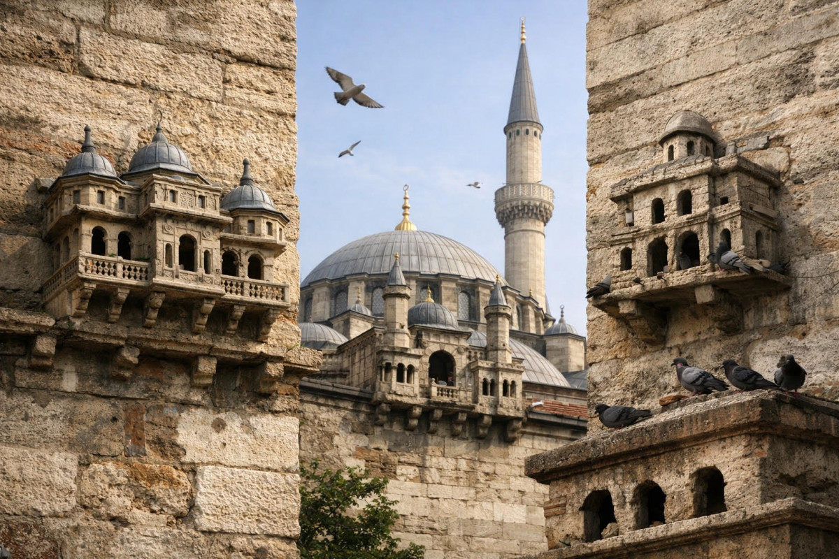 Kamenné ptačí paláce Osmanské říše v Istanbulu