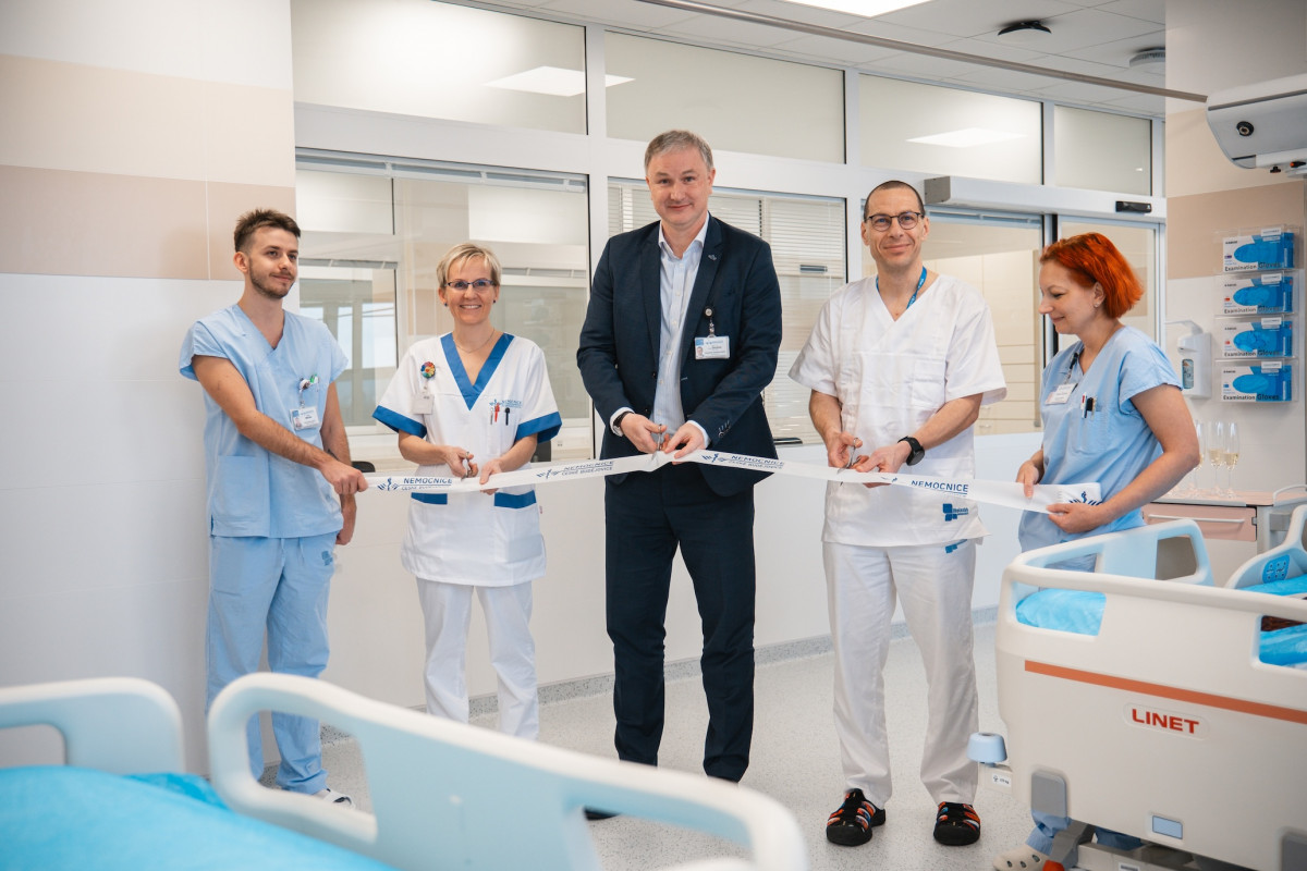 Nemocnice České Budějovice otevírá špičkovou neurologickou JIP
