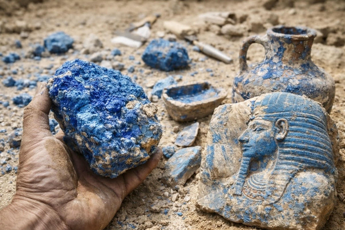 Egyptská modř nebyla barva ale chemická revoluce starověku Egyptská modř nebyla barva ale chemická revoluce starověku