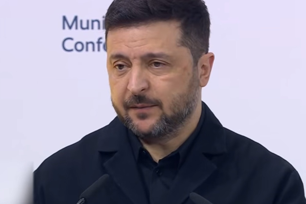 Zelenskij na mnichovské konferenci řekl hrubou poznámku o Orbánovi