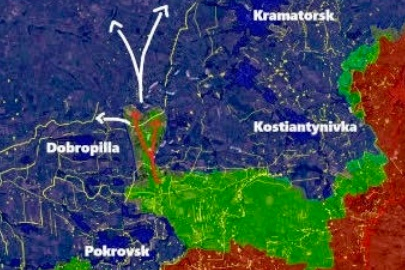 Ruský průlom v Donbasu odřízl klíčovou trasu do Kramatorska